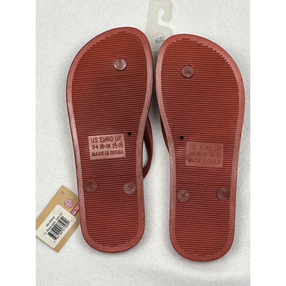 NCAA Florida State Seminoles Flip Flop‎ Sandals Size 3/4 - Picture 2 of 3